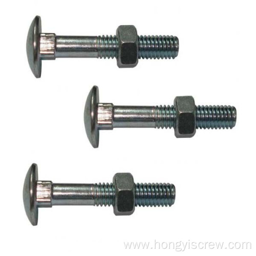 Mushroom Head Round Square Neck Carriage Bolts